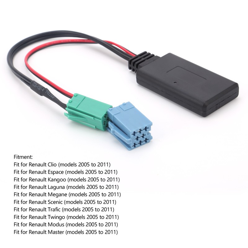 Auto Audio Adapter Mini ISO 6Pin 8Pin Connector Bluetooth 5.0