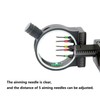 FUNTRESS 5 Pin 0.029'' Fiber Optics Aluminum Machined Right Handed
