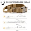 Collar de Perro Táctico, Collar para Perro de Nailon Militar