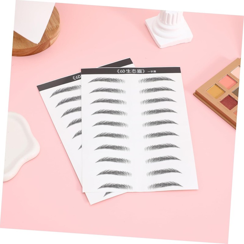 Juego De Pegatinas Para Cejas 20 Pares De Cejas Artificiales