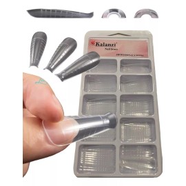 Zeiry nails Tips Dual System Coffin 100 Pzs.