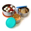 Ecolunchbox Seal Cup Trio 3-Piece Nesting Stainless Steel Leak-Proof Food