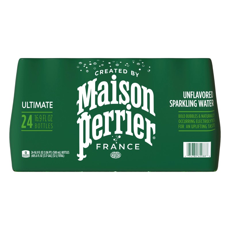 Perrier Maison Perrier Sparkling Water, 16.9 Fl Oz, 24-Count