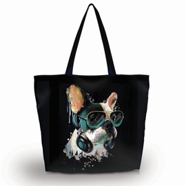 Aoksunova Shopping Bag Foldable Fabric Bag Printed Fabric Bag Tote Bag Design Foldable 43 x 35 x 10 cm