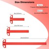 BOXmime Precision Marking Woodworking Rule,24 Inch T Square Ruler, 1/16''Scale