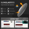 kimorn Rectangle Sunglasses for Women Men Trendy Retro Fashion Sun