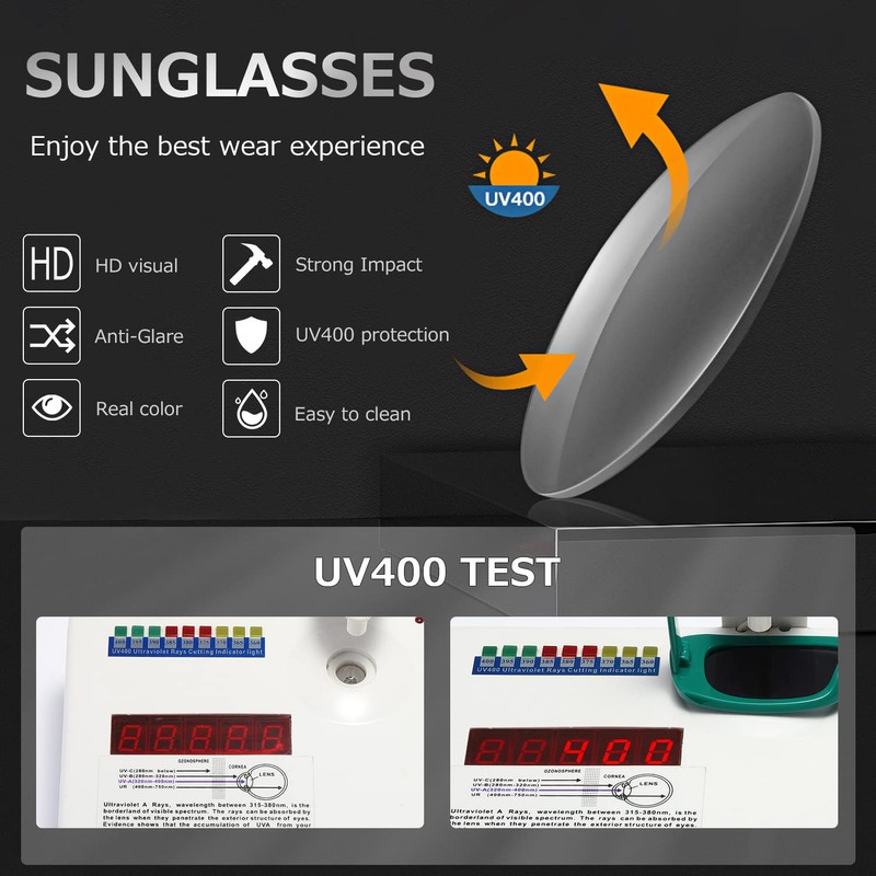 kimorn Rectangle Sunglasses for Women Men Trendy Retro Fashion Sun