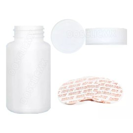 2CLIC.MX 100 Envases Frasco Pastillero Capsulero 150 Ml Seguridad