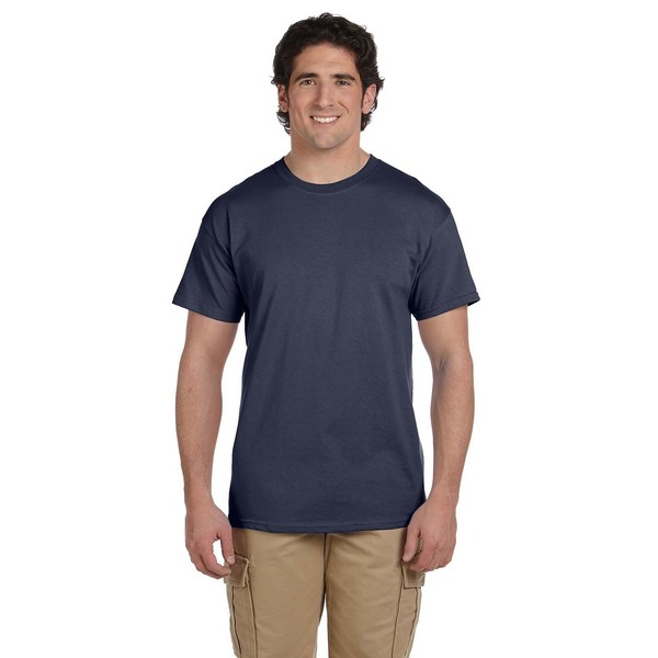 Gildan Adult Short Sleeve T in Heather Navy - Large