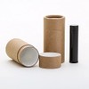 50 mL Kraft Brown Paperboard Deodorant/Lotion/Cosmetic/Lip Balm Tubes (50)