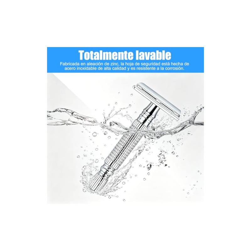 Rastrillos para Afeitar Hombre Clasico con 20 Cuchillas