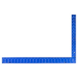 FastCap Blue Dog Square with 3/16" Thick Aluminum and 5 Rotatable Dogs for Straight Reference Line - Perfect for Professional Contractors, Carpenters and Technicians - 02912