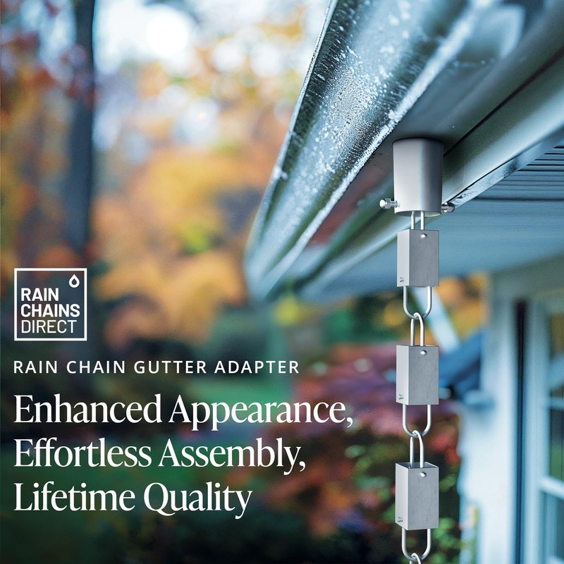 Rain Chains Direct Rain Chains Direct - Rain Chain Gutter