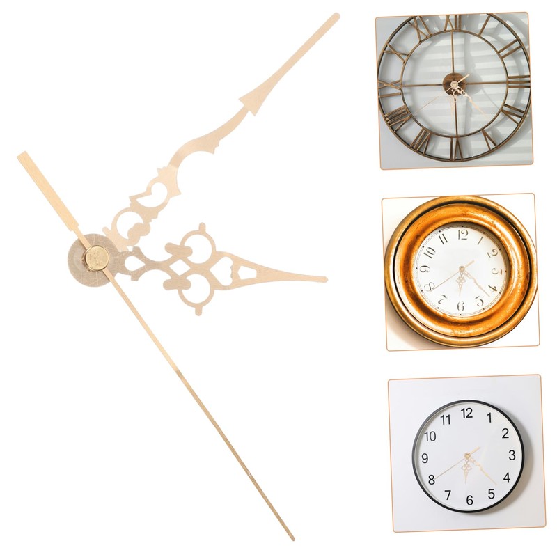 TEHAUX 1 Set Elegant DIY Clock Hands Wear Resistant Aluminum