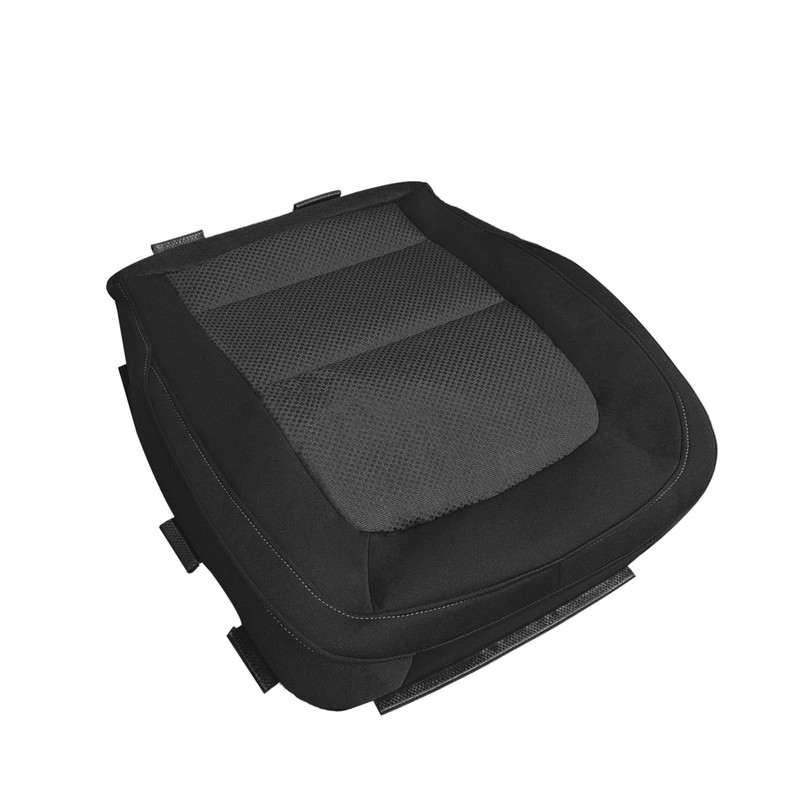 Mievlyo Driver or Passenger Side Bottom Cloth Seat Cover Jet