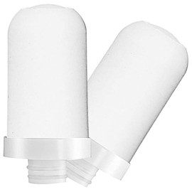 Giilayky Faucet Water Filter Cartridges, 2 Pack 8-Layer Cleaning Universal Diatom Earth Ceramic Filter