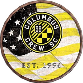 Fan Creations MLS D.C. United Unisex Columbus Crew Flag 16" Barrel Top, Team, N/A