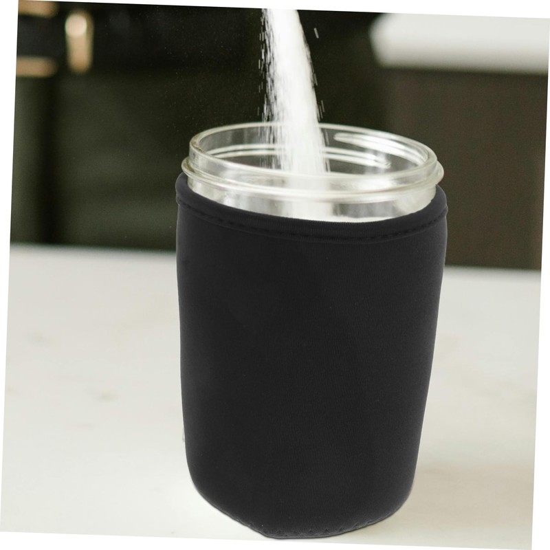 Abaodam 6Pcs Mason Jar Sleeves for Sprouting Durable Blackout Covers