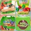 VBACALA Dough Set for Children, Dinosaur Children's Clay with Clay