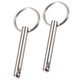 TA-VIGOR 2Pcs Quick Release Pins, 6mm Dia 45mm Length Bimini Top Pin Marine Hardware Carbon Steel for Boat Accessories Marine Hardware