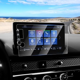 Canvcle Screen Protector for 2022-2025 Honda Civic/2023-2025 Honda CRV/HRV/Pilot & 2023-2025 Acura Integra, 9 Inch Touch Screen Protector Tempered Glass Navigation Display Infotainment Protective Film