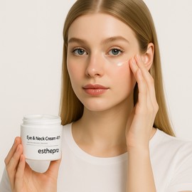 Estemax Estepro 411 Eye & Neck Cream 225ml Dark Circles Under the Eyes Wrinkle Cream Around the Eyes Horizontal Neck Wrinkles / 에스테프로 411 아이& 넥크림 225ml 눈밑다크서클 눈가주름크림 가로목주름