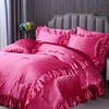 Herside Satin Comforter Set with Sheet Set King Size,8 Pieces