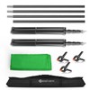 Yesker 8.5x10ft Green Screen Backdrop Kit with Stand Photography Greenscreen