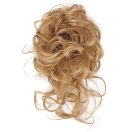 Short curly hair ball Wig Fancy Dress Cosplay Role play POP Party Costume Women's Ladies (Gold)