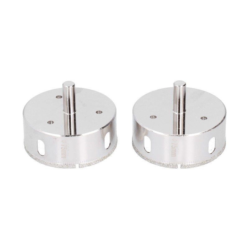 2 Pcs Hole Saw Drill Bit Coating Uniformity Wearproof Incision