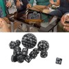 15Pcs Polyhedral Dice Set Acrylic D3 to D100 Table Gaming