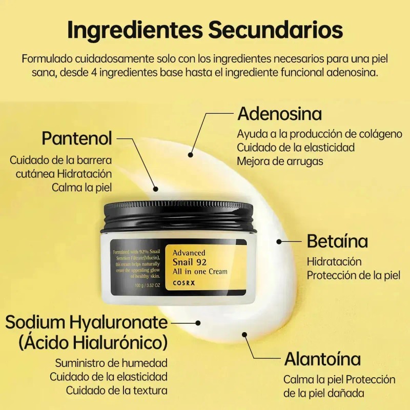 Cosrx Advanced Snail 92 Crema Facial Todo En Uno 100