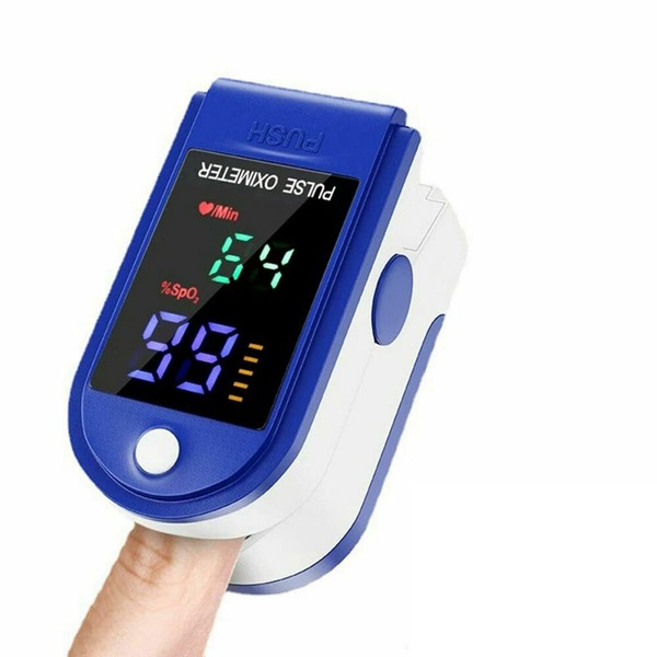 Finger Pulse Oximeter with LED Display - Family Medical Health -Finger Blood Heart Oxygen Saturation Meter Spo2 Monitor (1)