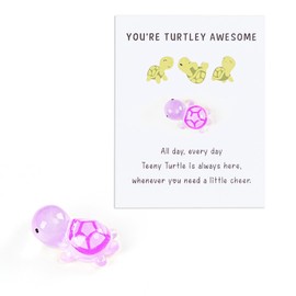 Pocket Hug with Greeting Cards, Long Distance Relationship Gifts, Anxiety Relief, Mental Health Positivity, Autism Fidget Gift, Stress Relief Gift for Her Him (purple)