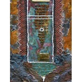 Premium Textile Canvas 30 x 45 cm Tall from Calendar Design Rust Art
