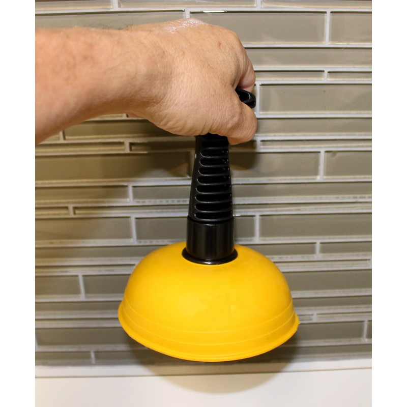 Mini Sink Plunger for Kitchen, Bathroom, and Shower Drains -