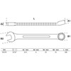 BGS 30193 | Combination Spanner | 9/16"
