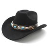 Adult Cowboy Hat Unusual Clothing and Accessories，Durable Western Wide Brimmed