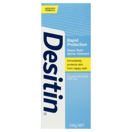 Desitin Rapid Protection Nappy Rash Barrier Ointment 100g
