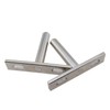 SQXBK 4PCS 2 Inch Heavy Duty Floating Shelf Bracket Silver