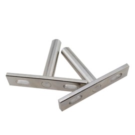 SQXBK 4PCS 2 Inch Heavy Duty Floating Shelf Bracket Silver Metal Hidden Invisible Shelf Support Suitable for Living Room Kitchen Bathroom and Bedroom