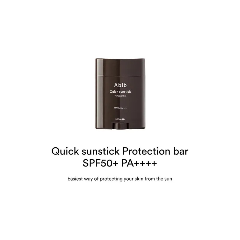 Quick Sunstick Protection Bar Spf50 Pa 20g Abib