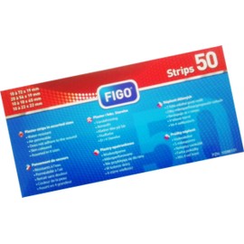 FIGO Plasters - Strips Water Deviation Waterproof 50 Plasters