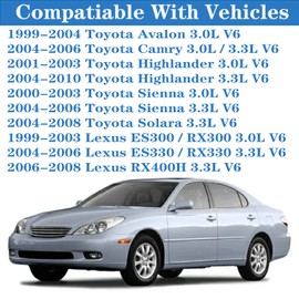 VS50588R Juego de juntas de tapa de válvula de cabeza de motor, compatible con Toyota Camry 3.0L 3.3L, Avalon, Sienna, Highlander, Solara, Lexus ES300, ES330, RX300, RX330, RX400h,