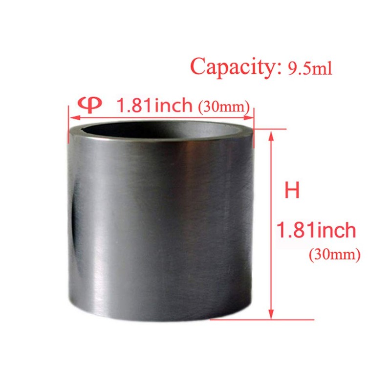 LLF Smelting Lab Graphite Crucible with Cover Lab Supply (LAB30*30)
