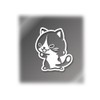 [Tamiya] Go Ahead Cat Sticker Standing Cat Made in Japan