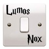 Lumos Nox (Light/Dark) Light Switch Sticker Vinyl Decal Child Room
