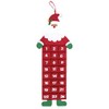 Large Felt Christmas Advent Calendar With Pockets Hanging Decoration (Choose