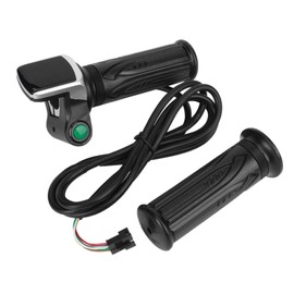 Electric Bicycle, Handlebars, Headsets and Stems Grips Rotating Grip LCD, Screen Power Indicator with Switch Throttle Grip for Electric Bicycles (#1) Electric Bicycles