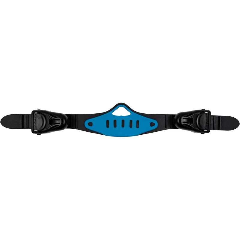 Cressi Strap & Buckles Assembly for Bonete/Tonga, Black/Blue